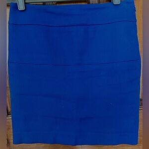 Club Monaco Blue Mini Pencil Skirt in Size 4